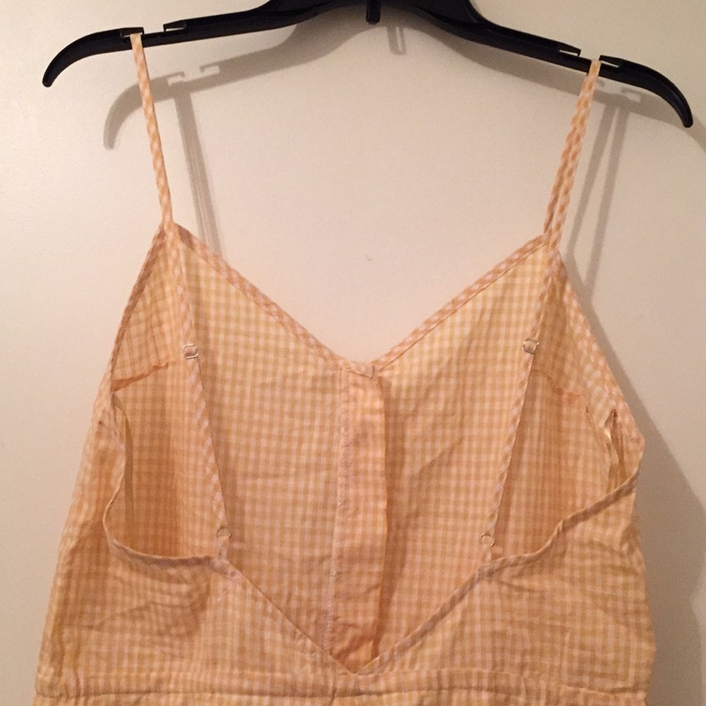 Yellow gingham jumpsuit - Picture 5 of 5